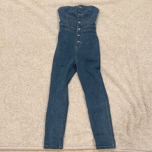 Emory Park Blue Denim Jumpsuit